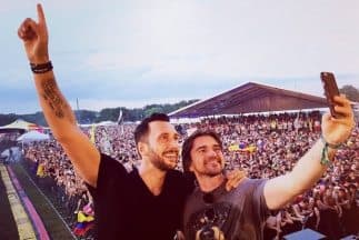 Juanes cantó por primera vez con Cedric Gervais
