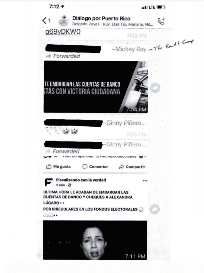 Wl aspirante a la alcaldía de Aibonito,
<b>Tommy Alvarado</b>, y la prominente activista de esa colectividad
<b>Margarita Ostolaza, también forman parte del chat. </b>
<br>