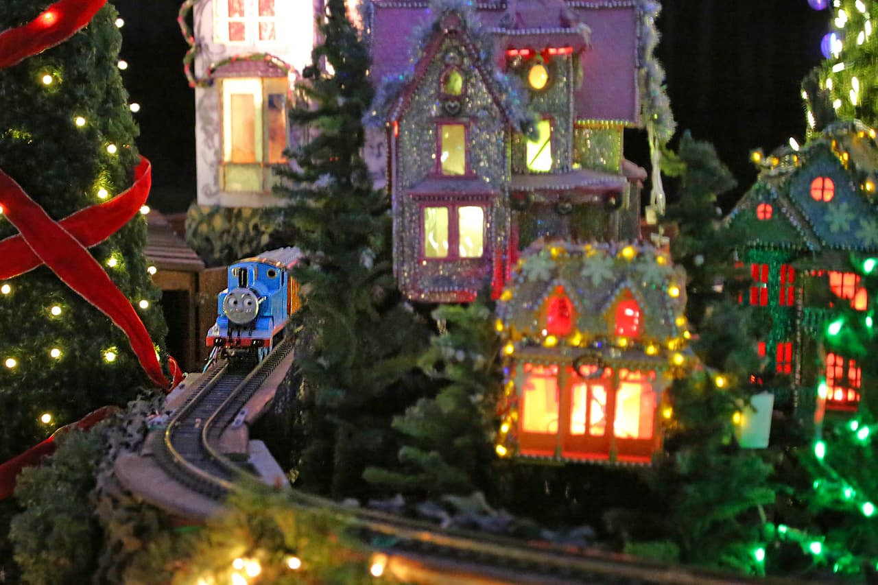 Y no podía faltar el simpático tren Thomas...