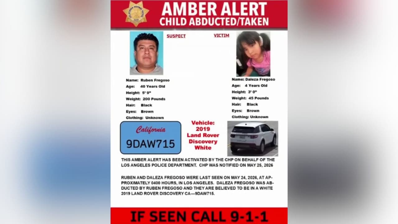 Video capta al hombre sospechoso de asesinar a su esposa en Los Ángeles y secuestrar a su hija