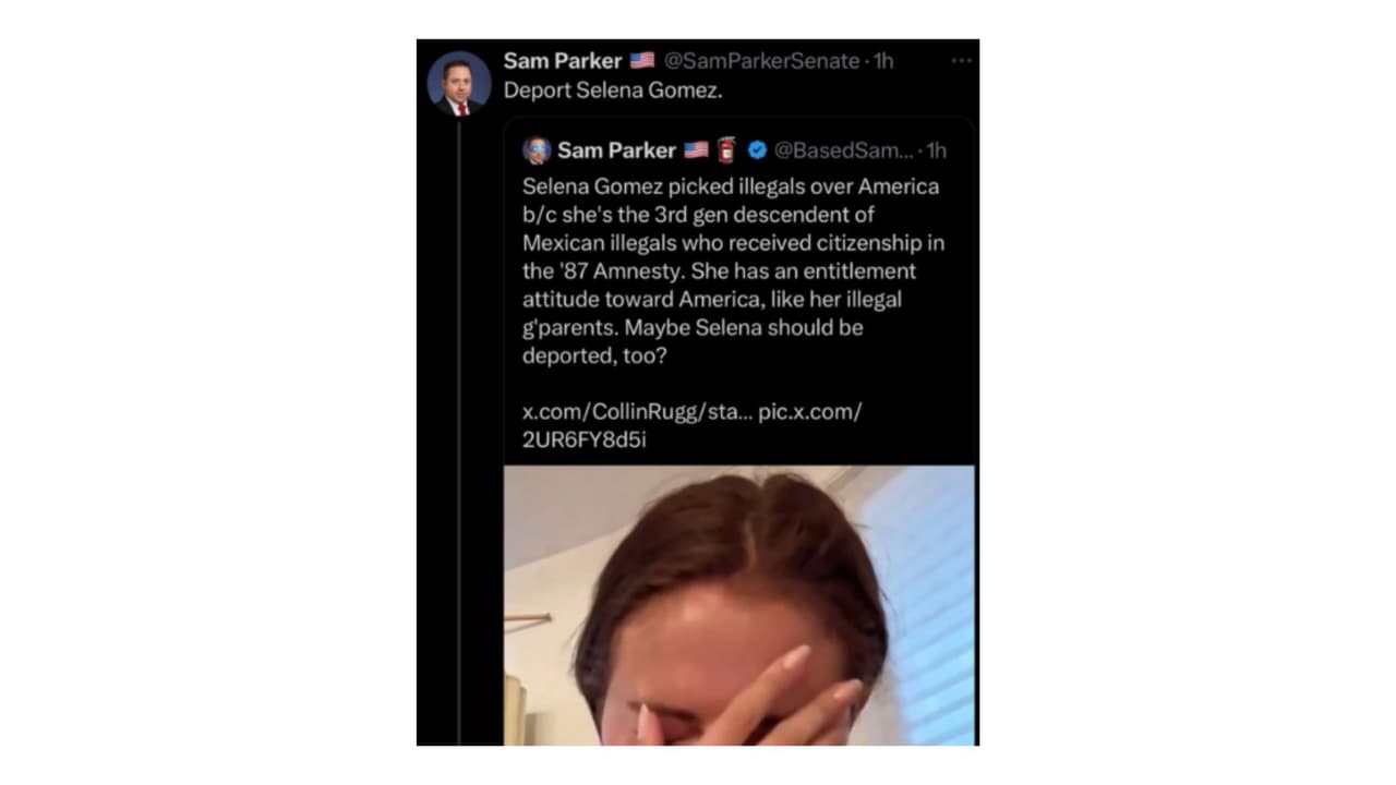 El comentario de Sam Parker sobre Selena Gómez.