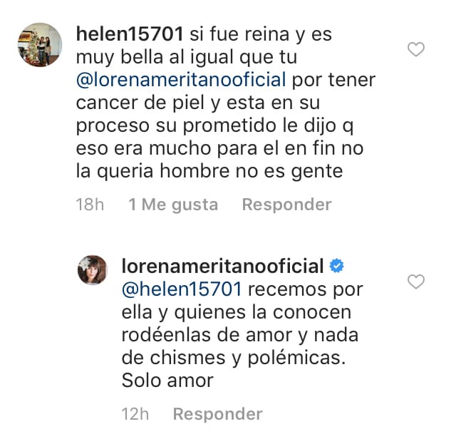 Hizo hincapié en no rodearla de polémica y, en vez de eso, rezar por ella.