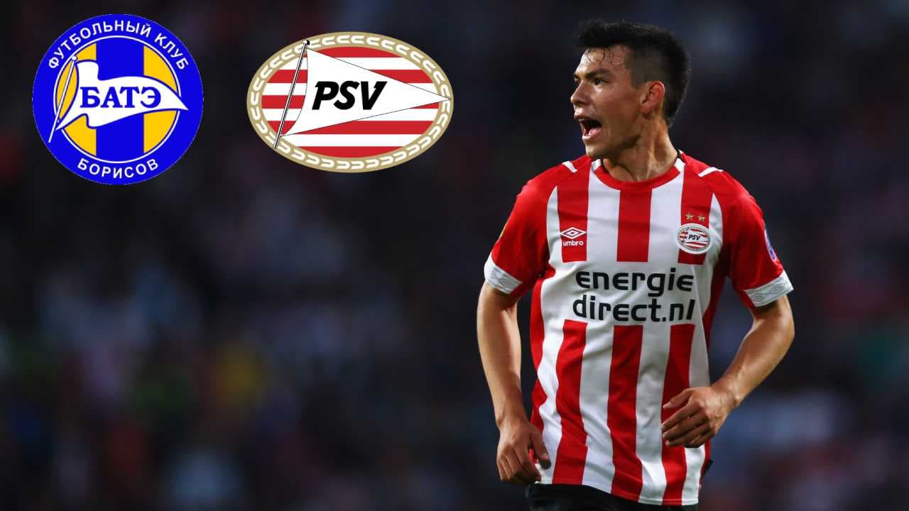 Las banderas del BATE Borisov y el PSV finalmente se encuentran