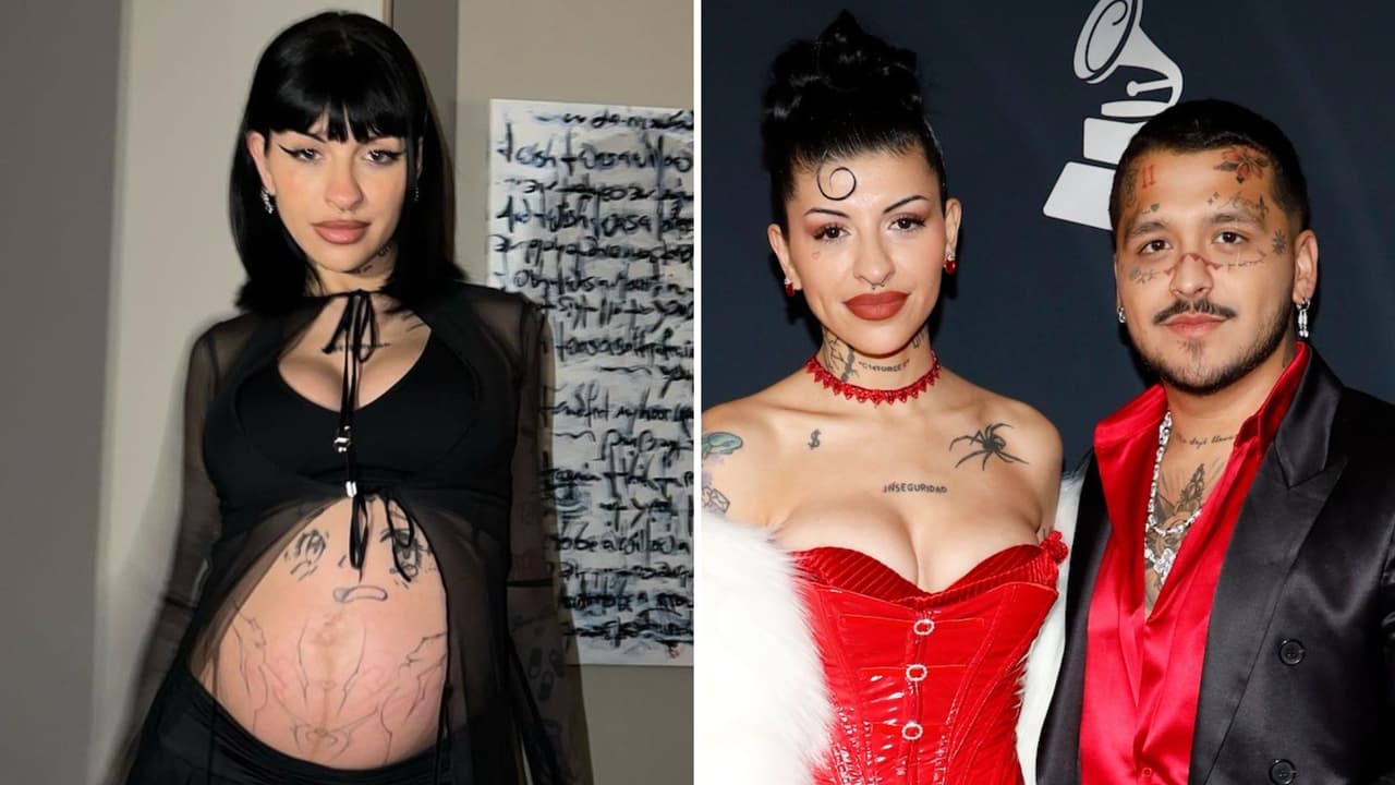 Cazzu presume lo mucho que ha crecido su pancita de embarazo, por primera vez, desde la playa