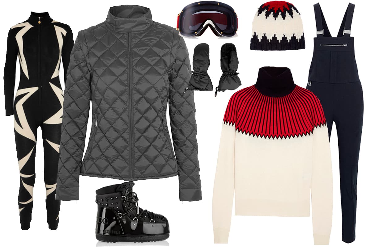 Si amas los jumpsuits úsalos también mientras practicas tu deporte favorito. Chloé nos vuelve a enamorar con este overol y un suéter en juego con el gorro de cashmere, que aparte de mantenerte caliente es un deleite para la piel.