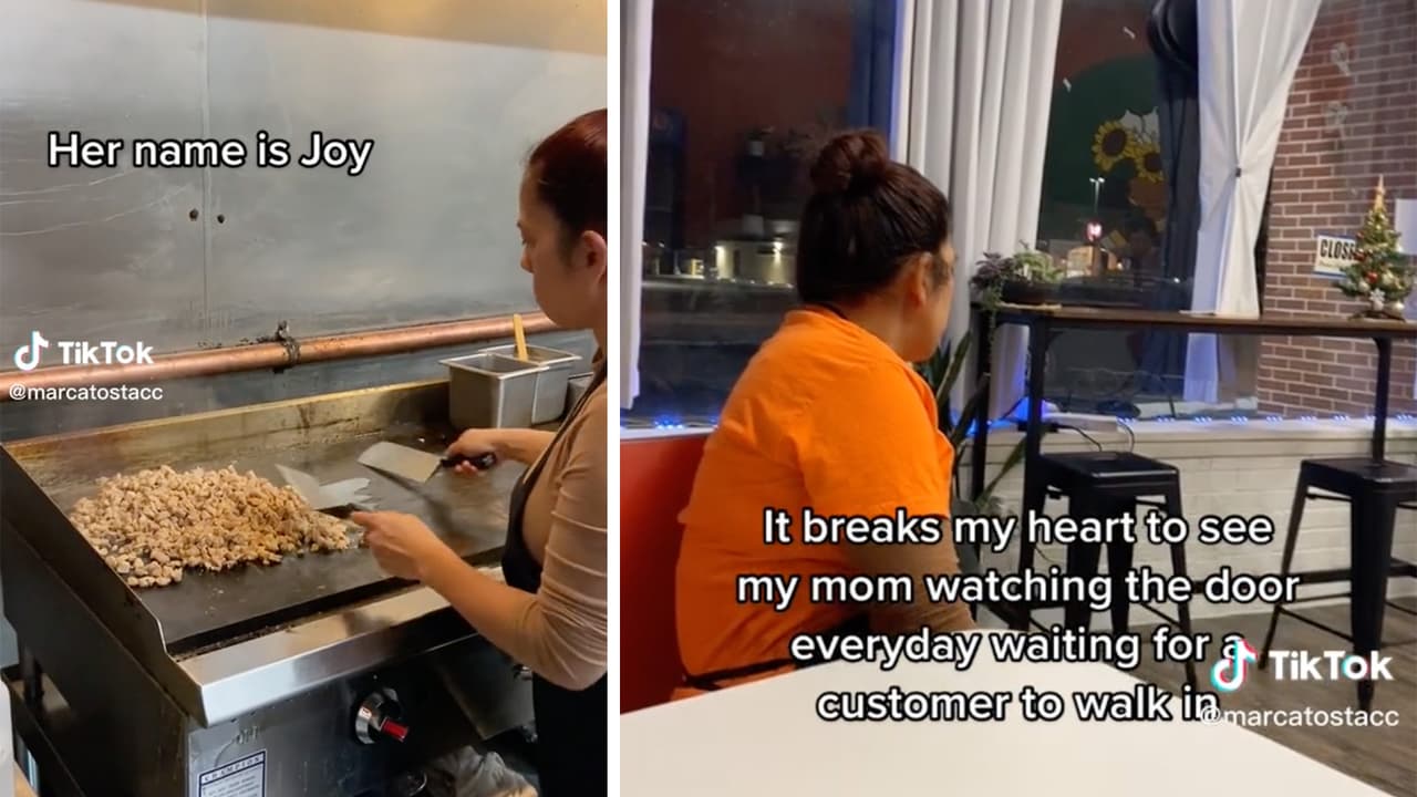 A las pocas horas, el lugar había sido abarrotado por personas que vieron el video y se acercaron a consumir alguno de los alimentos en la carta.