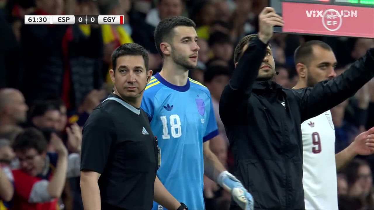 ¡Debut de ensueño! Joan García entra ovacionado al España vs. Egipto