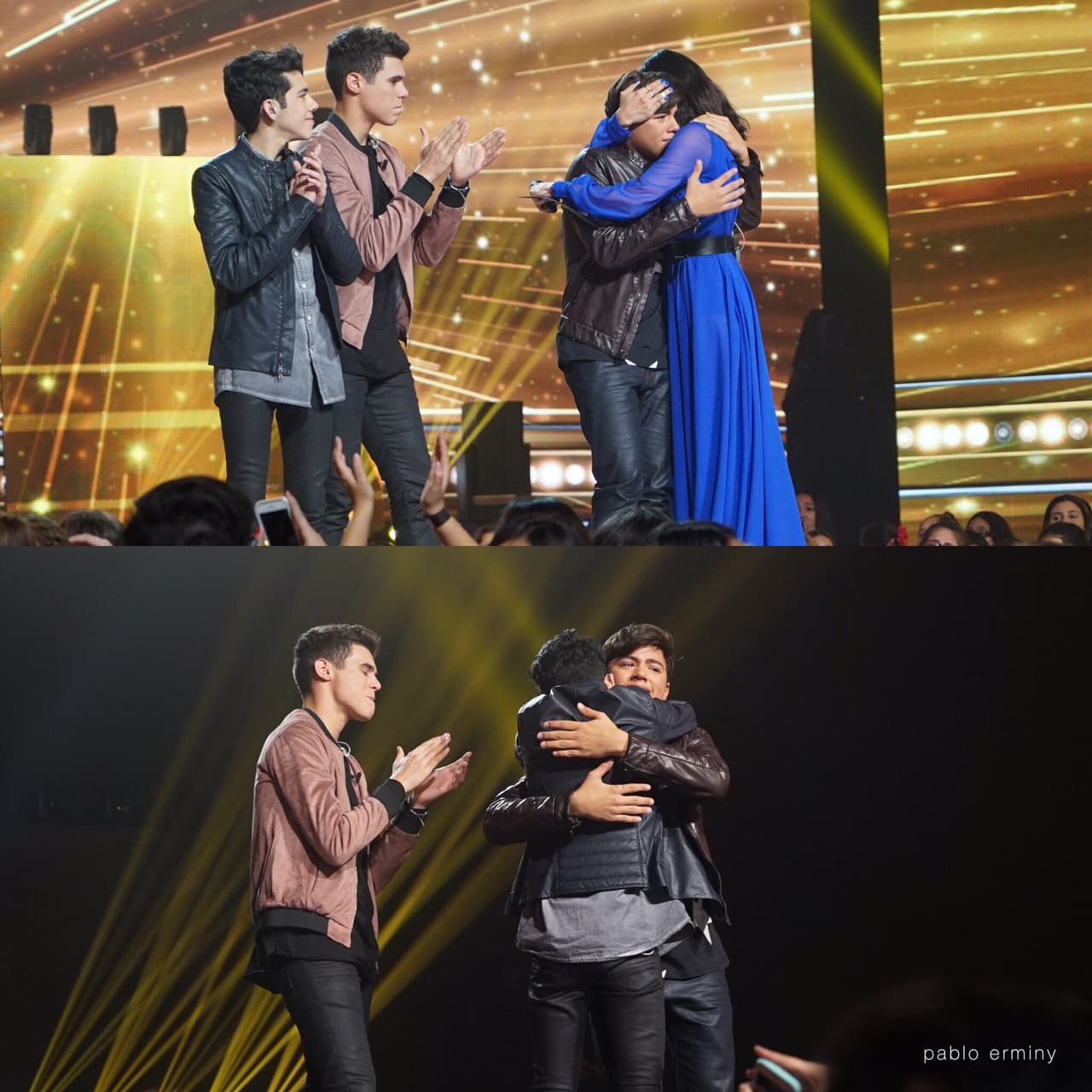 Alejandra con la difícil labor de anunciar quiénes se iban de la competencia, no sólo esa noche, sino semana tras semana.