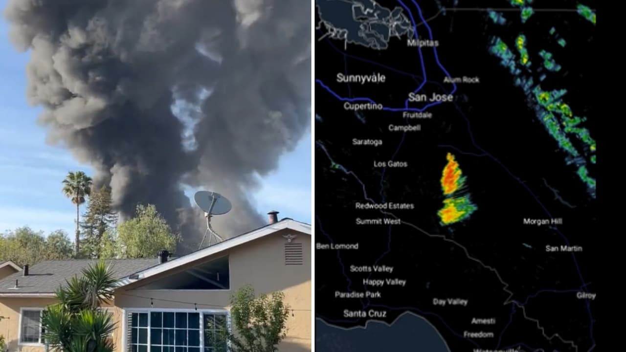 Incendio en Home Depot de San José es captado desde el espacio