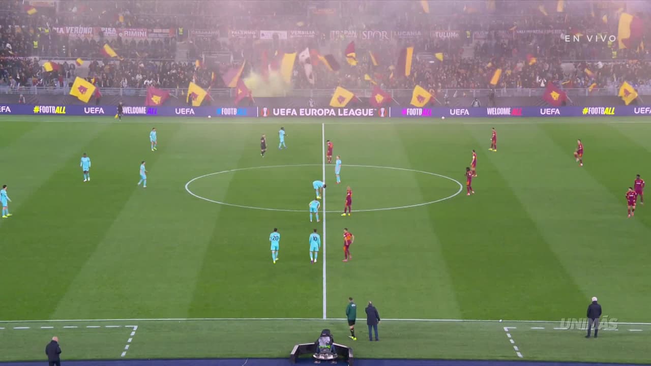 ¡Inicia el partido! Roma vs Bologna de la Europa League síguelo aquí