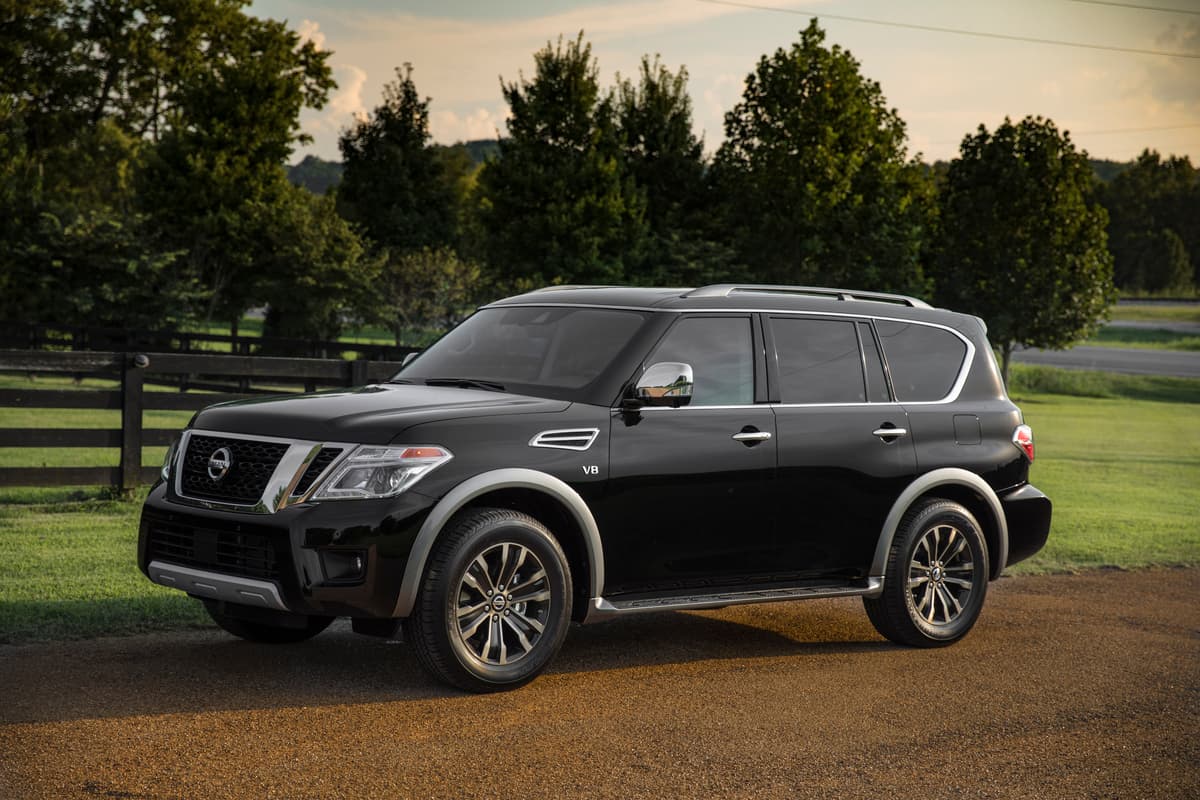 <h3 class="cms-h3-H3"><b>9. Nissan Armada</b></h3>
<br>
<br>El fabricante japonés figura en esta lista con su SUV 
<i>fullsize</i> con motor V8 de 5.6 litros y 390 hp, tracción integral y transmisión automática. 
<br>
<br>Calificación verde: 
<b>28 puntos.</b>