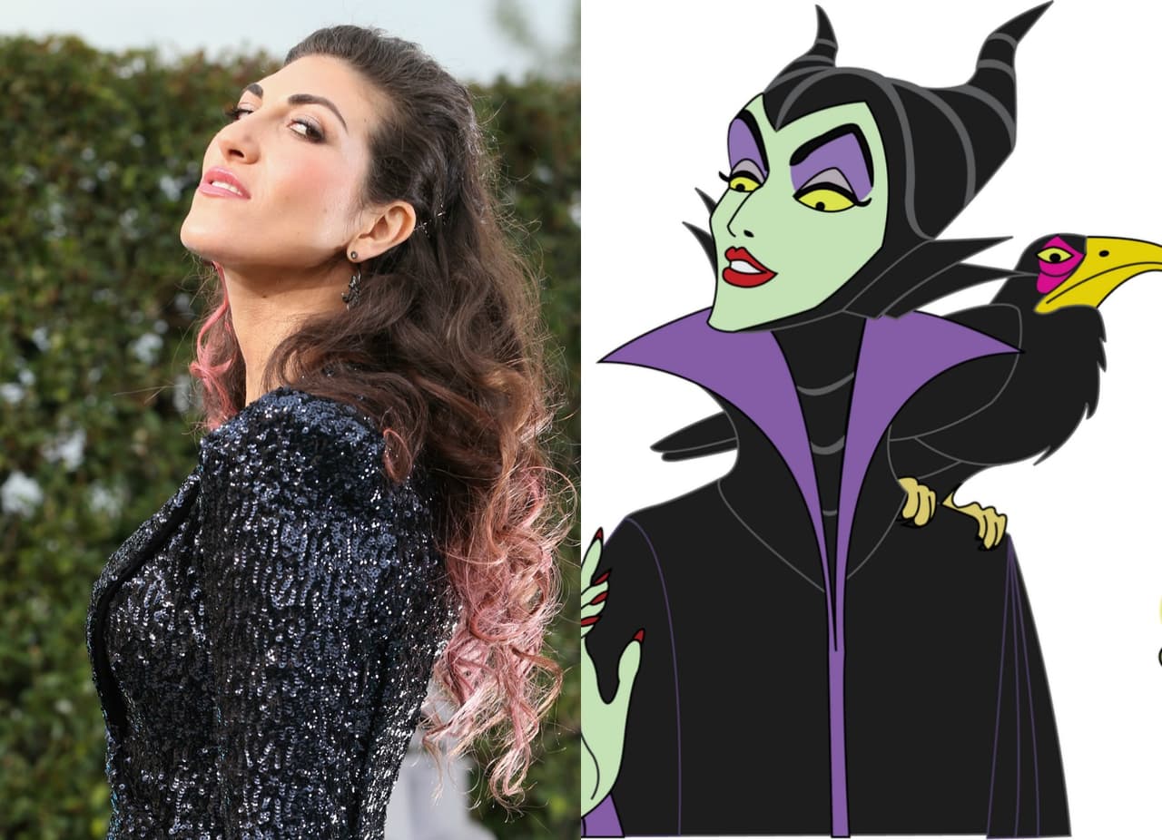 ¿Qué sería del mundo de las princesas sin las villanas? Y qué sería de este conteo sin poner a la fantástica Maléfica, bruja de 'La Bella Durmiente', que encontramos personificada en este perfIl de Ana Victoria.