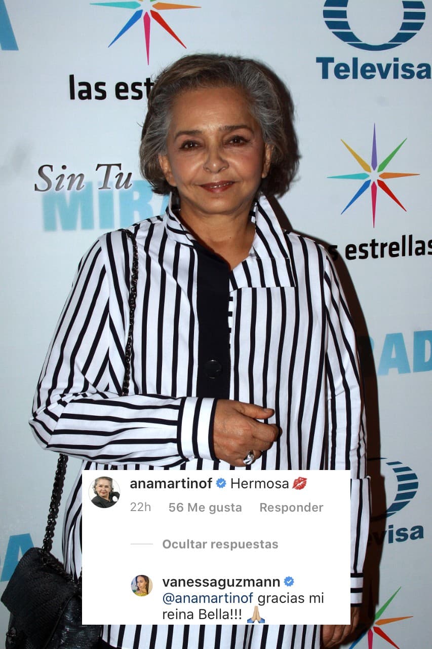 Incluso, algunas de sus compañeras del medio artístico le dejaron comentarios de apoyo, como 
<b>Ana Martin</b>.
<br>