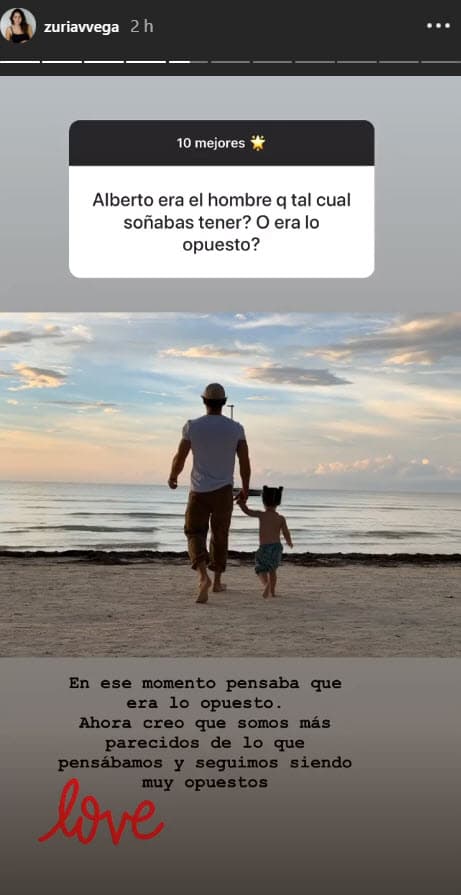Una de ellas fue si su pareja era la persona que siempre buscó, a lo que Zuria contestó que son "
<b>muy opuestos</b>", pero ahora sabe que son "más parecidos de lo que pensamos".