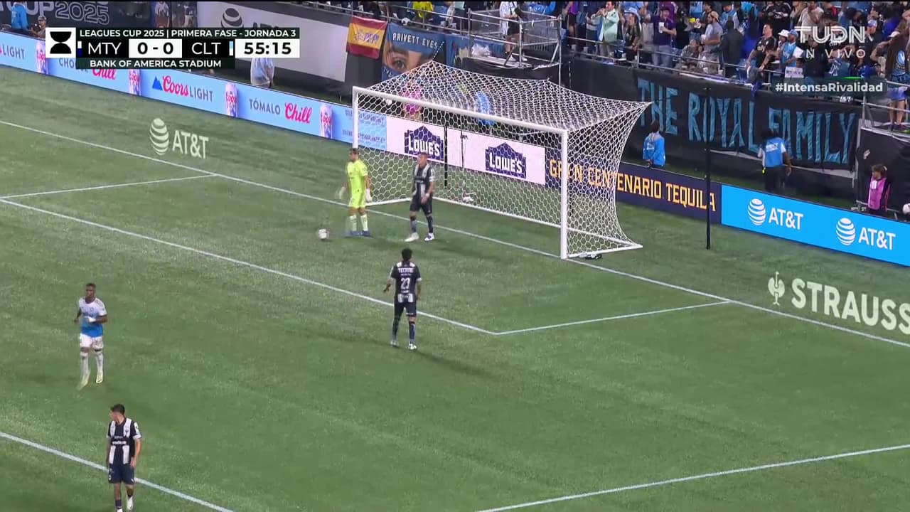 ¡Gol de Charlotte! Al 56' Tuiloma abre el marcador