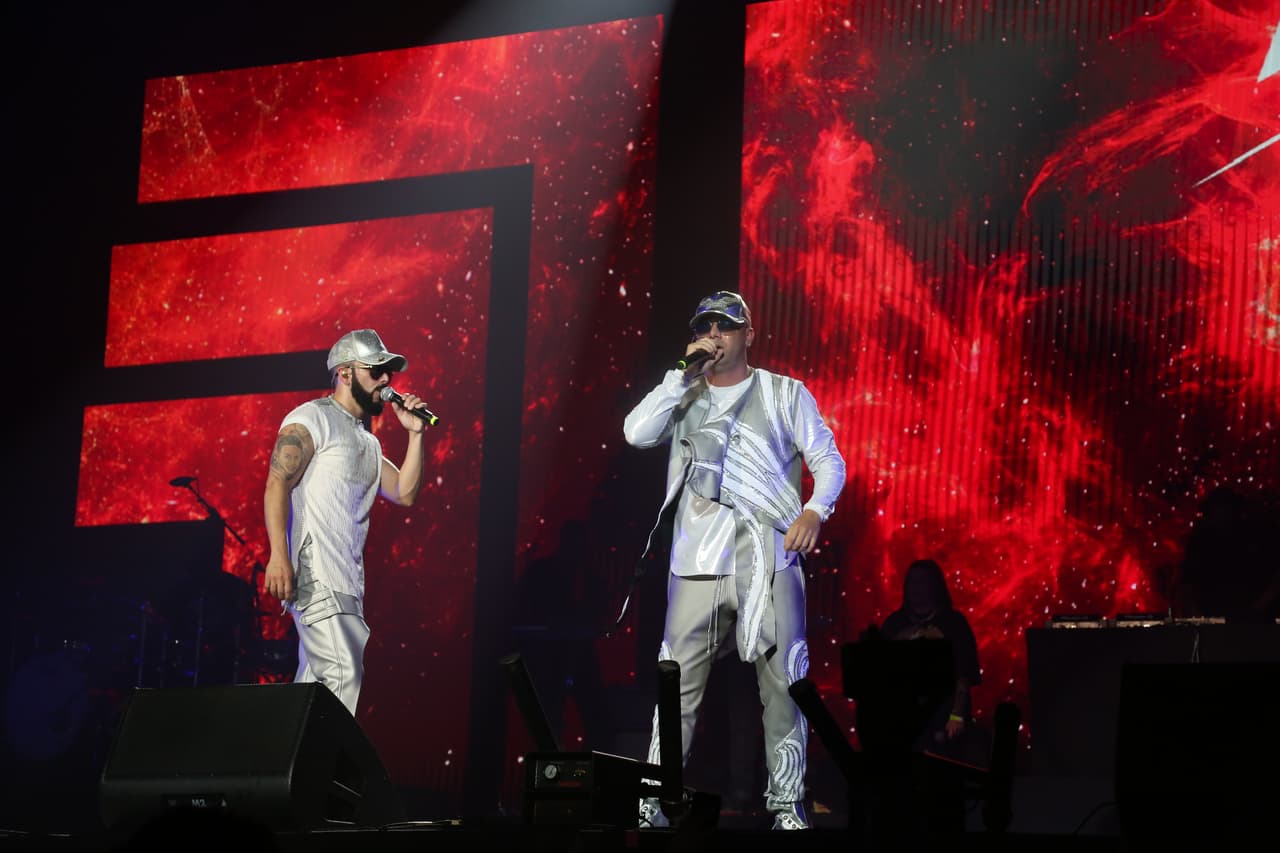 Poco antes de ellos, 
<b>Wisin y Yandel</b> demostraban por qué son el 'Dúo de la Historia'.