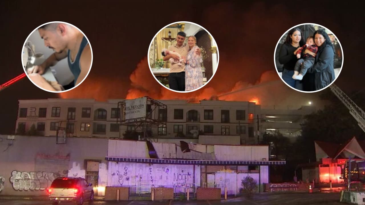 Familias hispanas solicitan ayuda tras perder sus hogares por el fuerte incendio en el vecindario de LaVista Park  