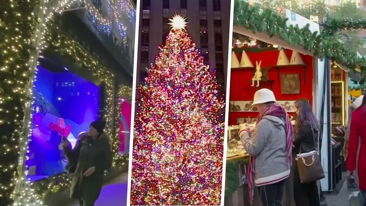 Nueva York está vibrando con la Navidad: esto es lo que podrás encontrar en la ciudad de los rascacielos