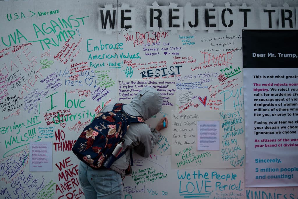 Marchas en Washington contra la política migratoria de Trump