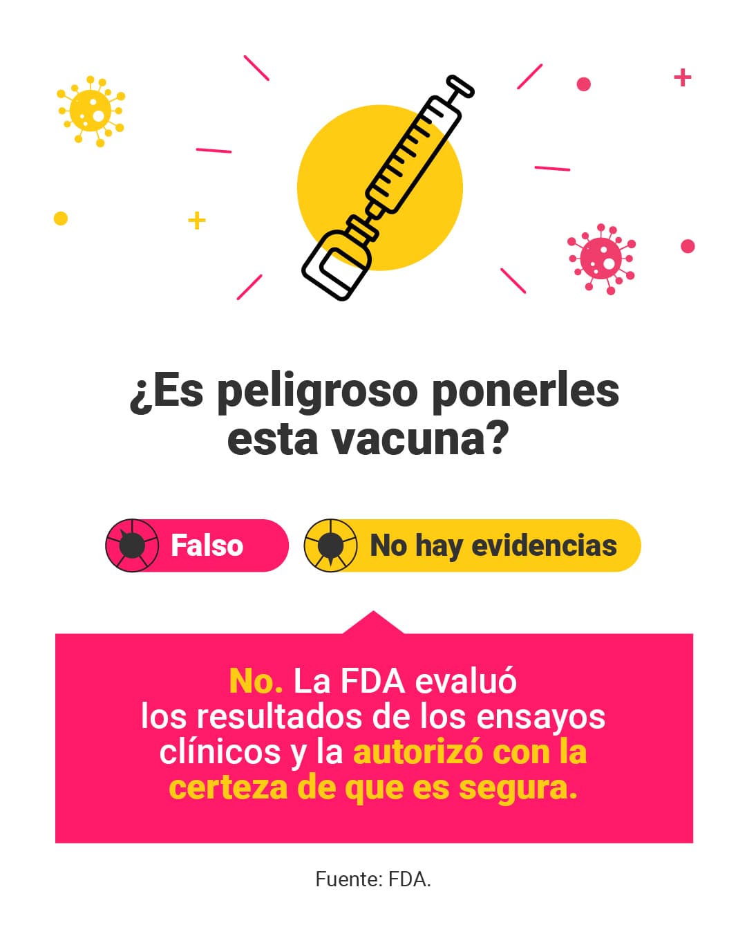 <a href="https://www.univision.com/noticias/no-peligroso-vacuna-covid-19-ninos-12-a-15-anos-en-estados-unidos">Aquí puedes leer la explicación completa de<b> El Detector</b>.</a> 
<br>