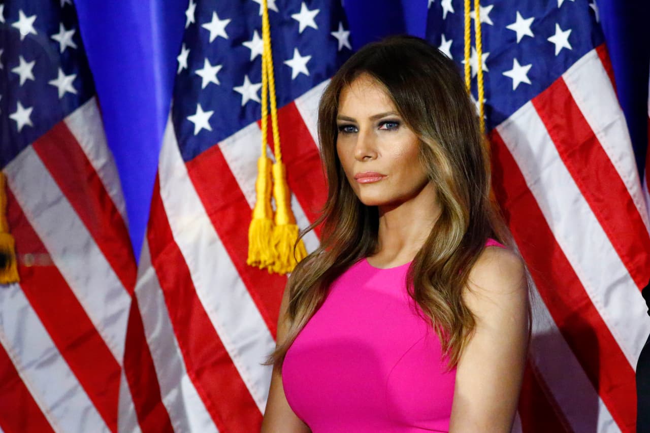 La esposa de Donald Trump, Melania.