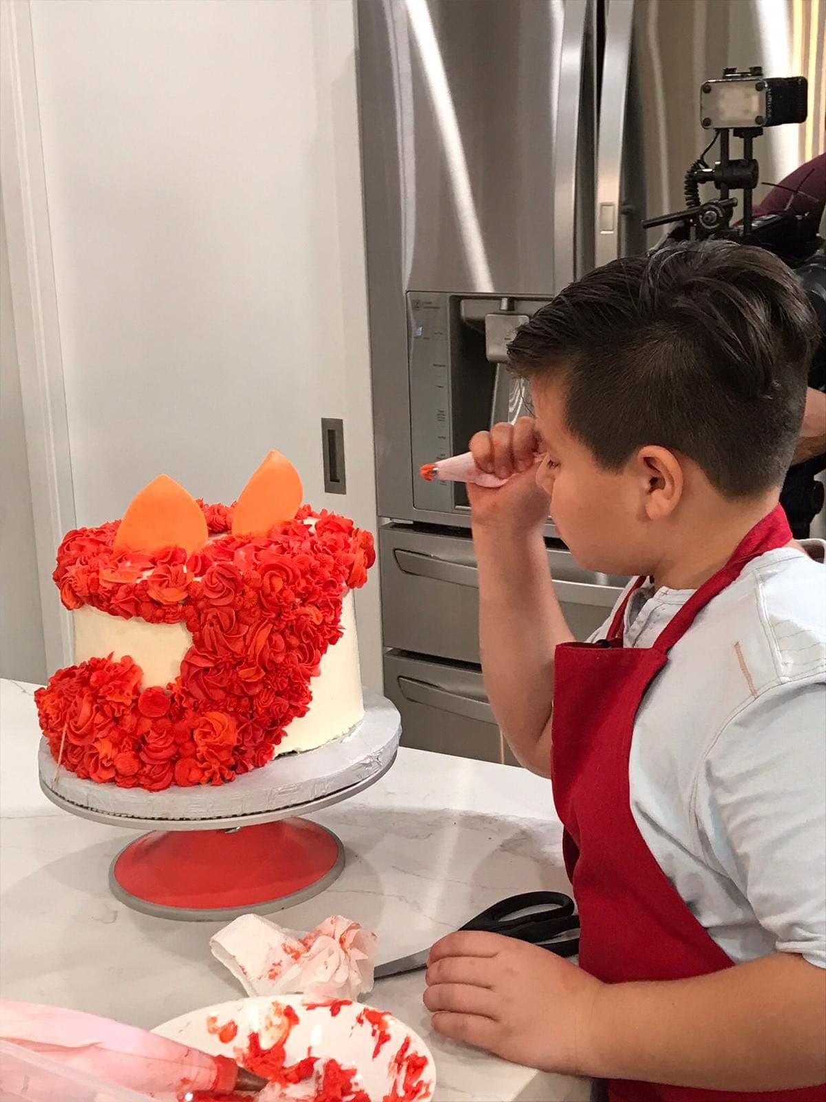 Diego afirma que su futuro lo ve, sin dudas, en el arte de la cocina.