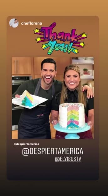 El domingo 20 de octubre estuvo consentido por sus amigos y seguidores. La chef Lorena no perdió la oportunidad de felicitarlo.