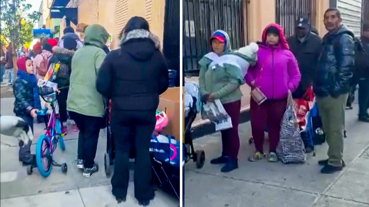 Tras suspensión de SNAP, se registran largas filas en banco de comida de El Bronx en NY
