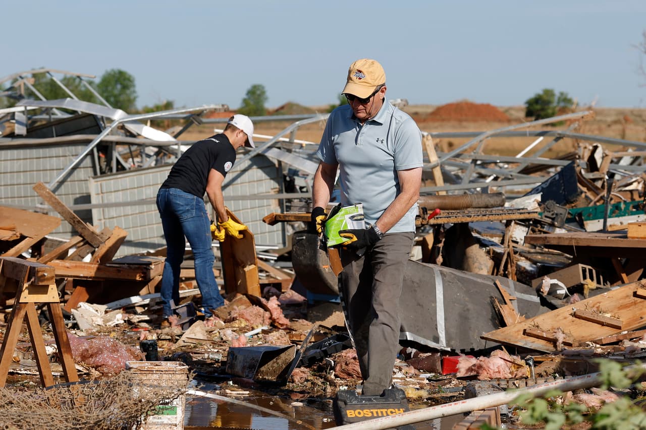 La noche que lo cambió todo en Enid, Oklahoma: "se podía sentir el tornado, se sentía en el pecho"