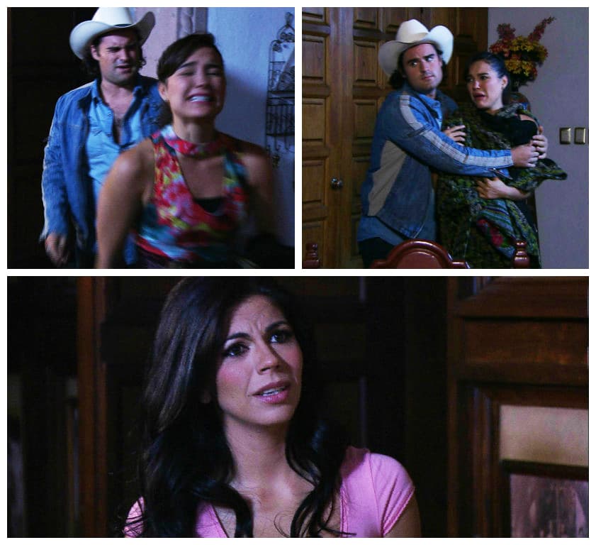 ¡Ahhh! Pero tenía que vestirse como su hermano le dijo. ¡Bien tapadita!