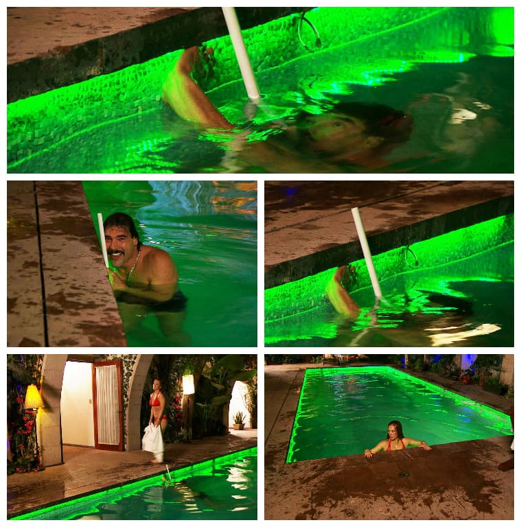 Ella quiso aprovechar la oportunidad de tenerlo tan cerca.