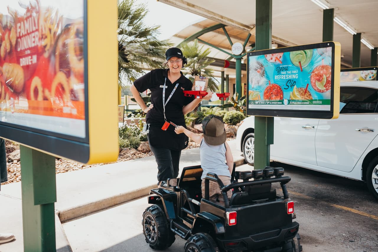 Ross dijo que el pequeño disfrutó mucho el paseo.