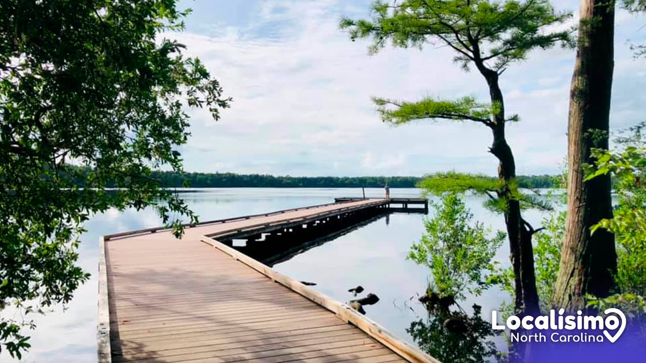 Así es Jones Lake State Park, uno de los mejores parques para acampar en Carolina del Norte