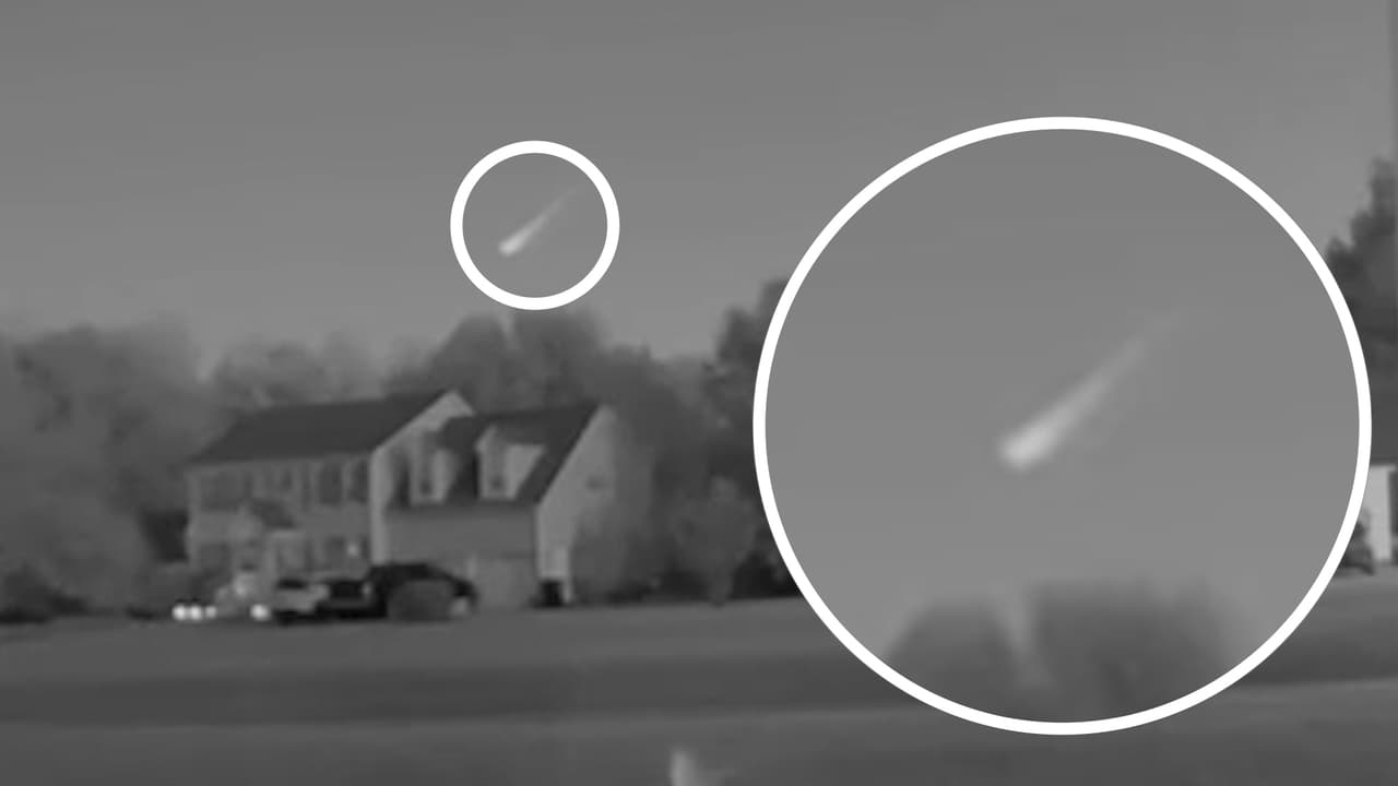 Un meteoro muy brillante: captan en video una bola de fuego en el cielo de Carolina del Norte
