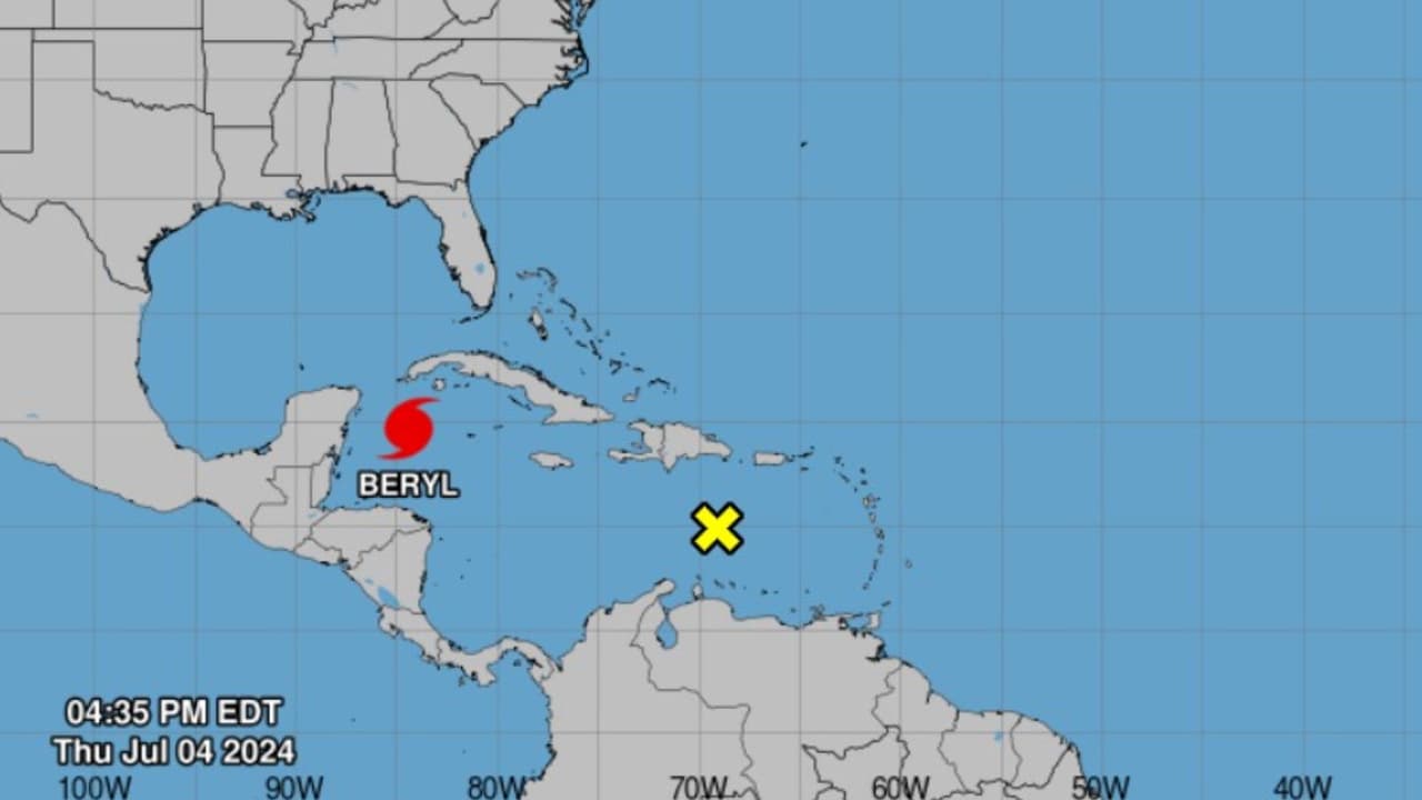 El huracán Beryl no es el único: tres ondas tropicales en el Atlántico están en el radar