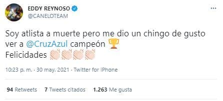 Estas fueron las reacciones tras el campeonato del Cruz Azul.