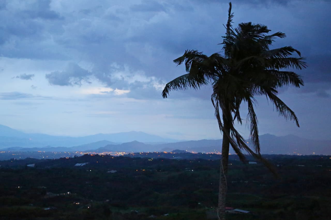 Retrato de un anochecer filandeño en la vereda Buenavista.