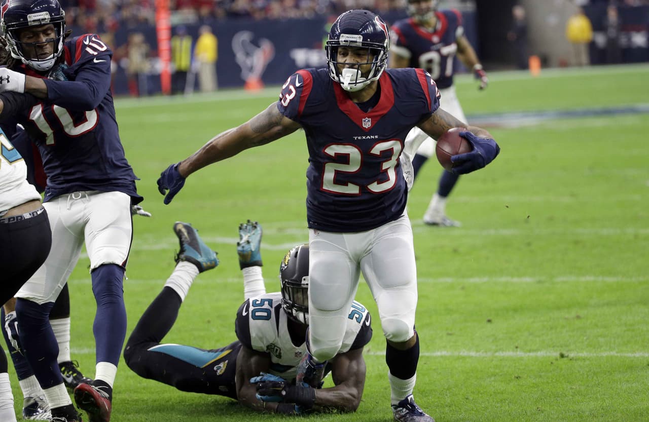 Se decidirá al momento del juego si Arian Foster participa o no contra los Falcons
