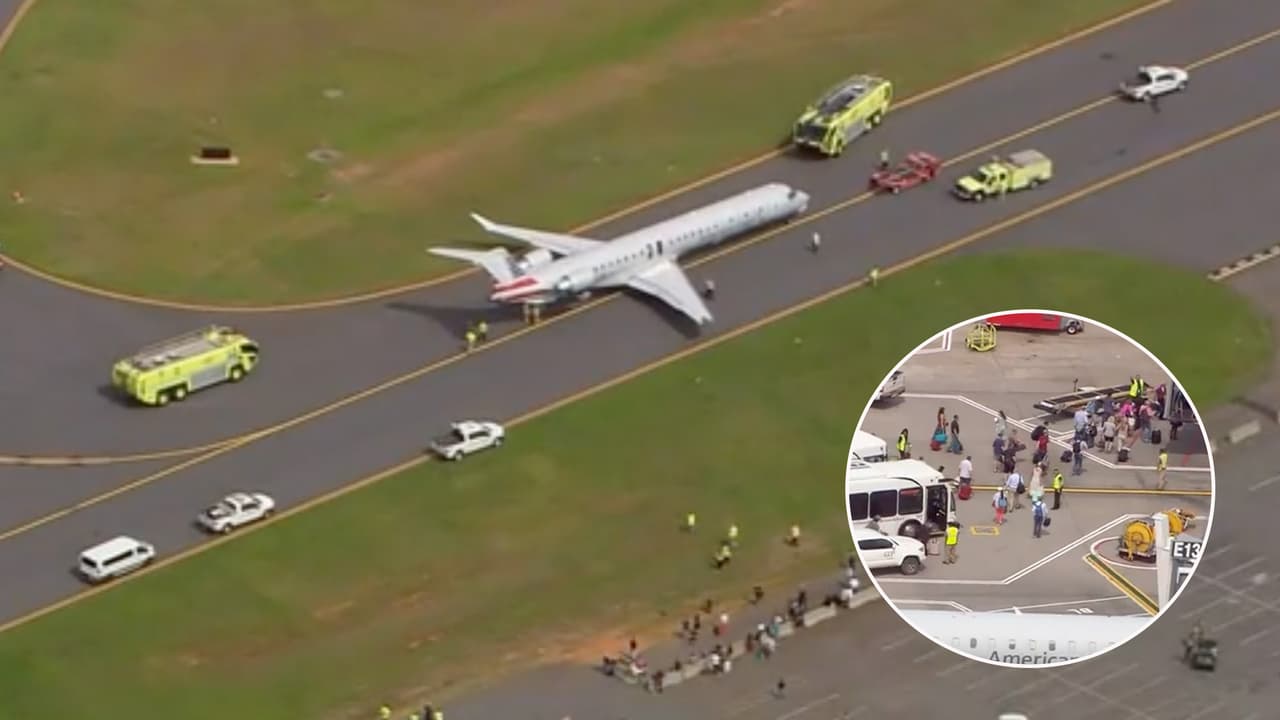 Evacúan de emergencia un vuelo de American Airlines con 60 pasajeros a bordo