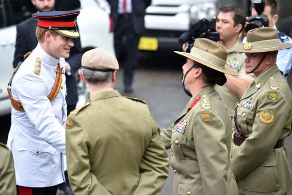 El príncipe Harry se encuentra en Australia.