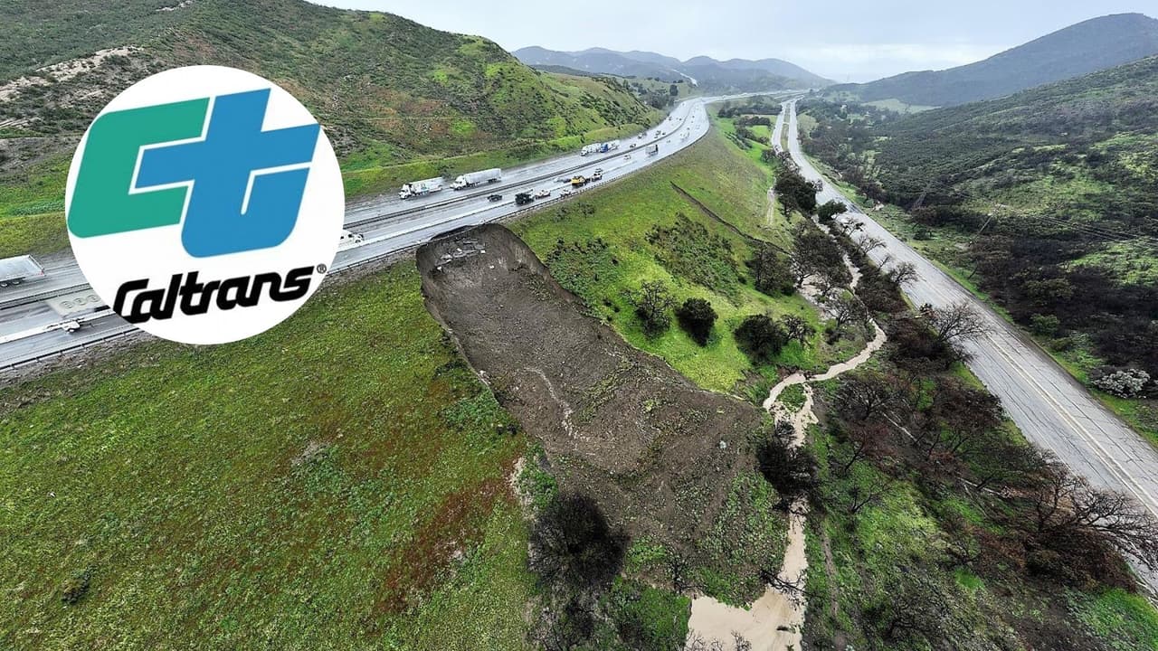 Deslizamiento de tierra en la I-5 limita tránsito nocturno de la autopista. Consulta los horarios