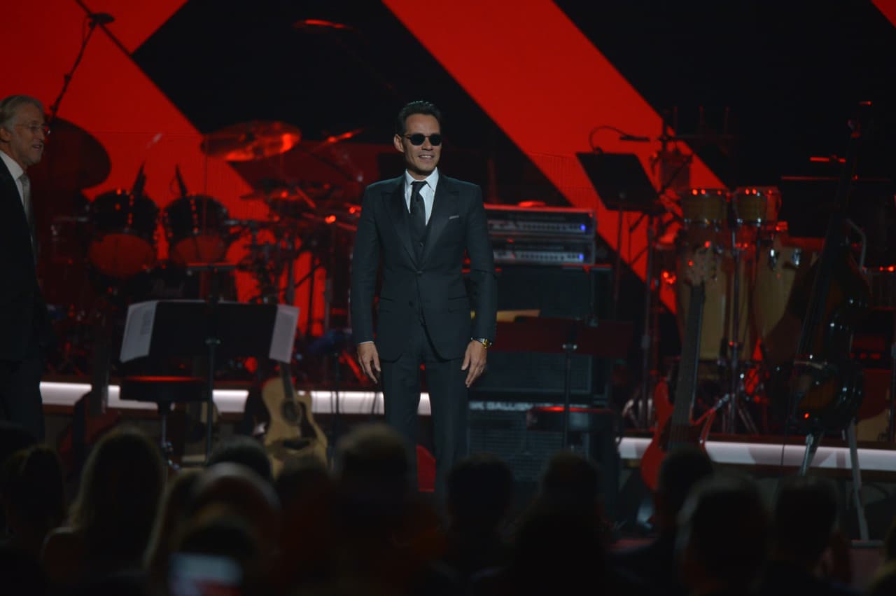 Marc Anthony no cabía de la emoción, este fue uno de los grandes momentos de su carrera musical.