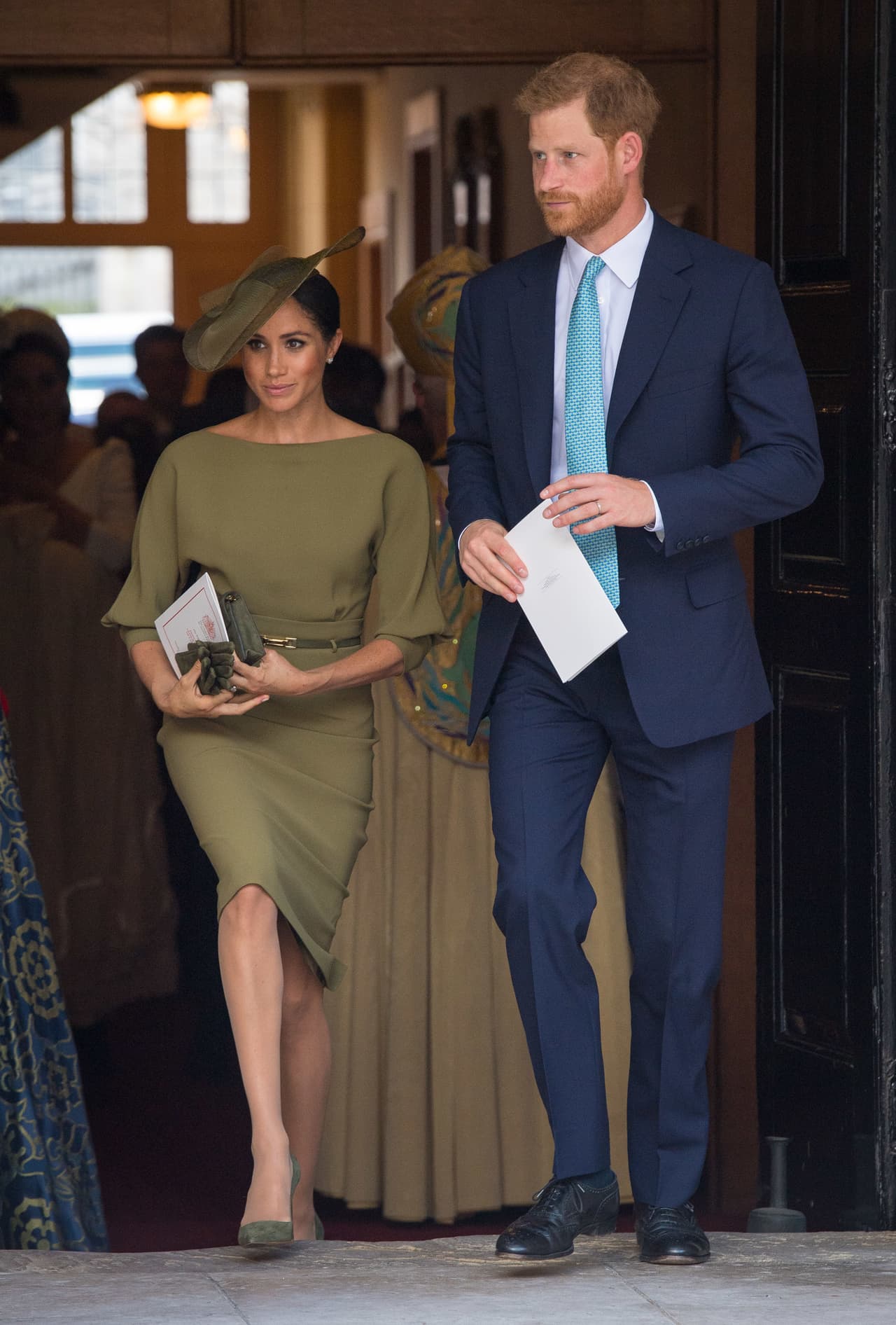 <b>9 de julio de 2018</b>
<br>
<br>Los duques de Sussex 
<b><a href="https://www.univision.com/estilo-de-vida/moda/pippa-fallo-en-todo-y-meghan-dio-una-leccion-de-estilo-en-el-bautizo-del-principe-louis" target="_blank">asistieron al bautizo</a></b> de su sobrino, el príncipe Louis, tercer hijo de Kate Middleton y William, duques de Cambridge.