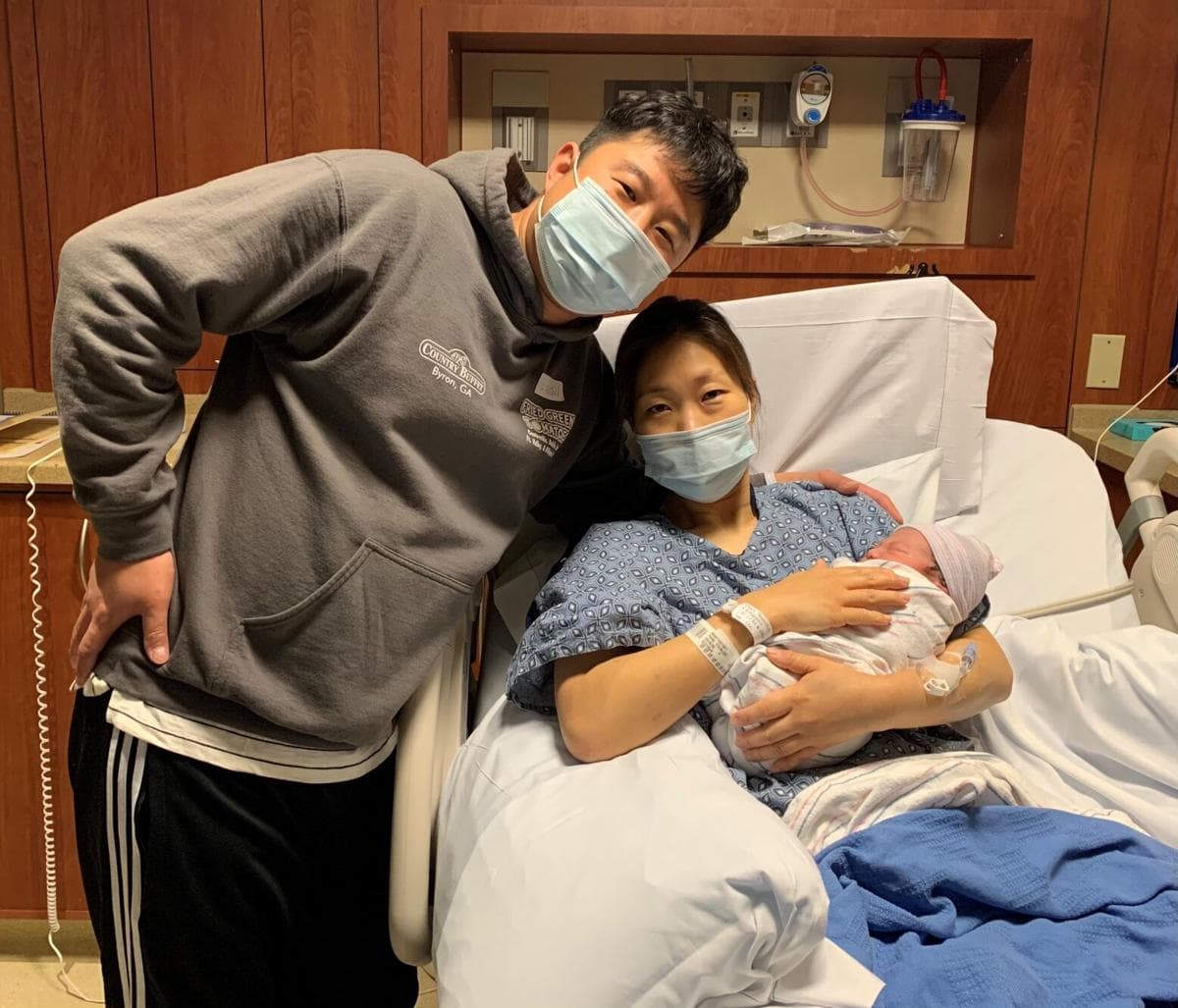 Ian fue el primer bebé en nacer en el hospital Emory Johns Creek.