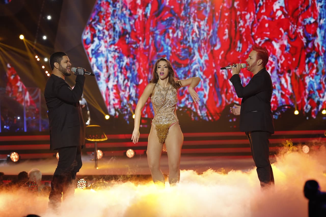 Kevin Kevin y johnny Bliss cantaron 'Yo También La Amé'.