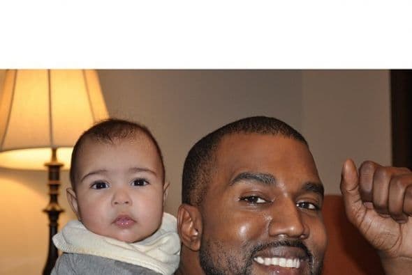 Kanye West está enamoradísimo de su hija.