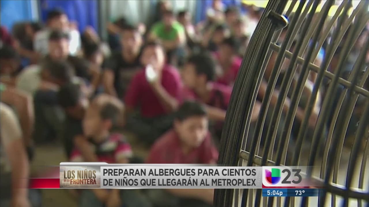 Llegan al norte de Texas 800 niños inmigrantes