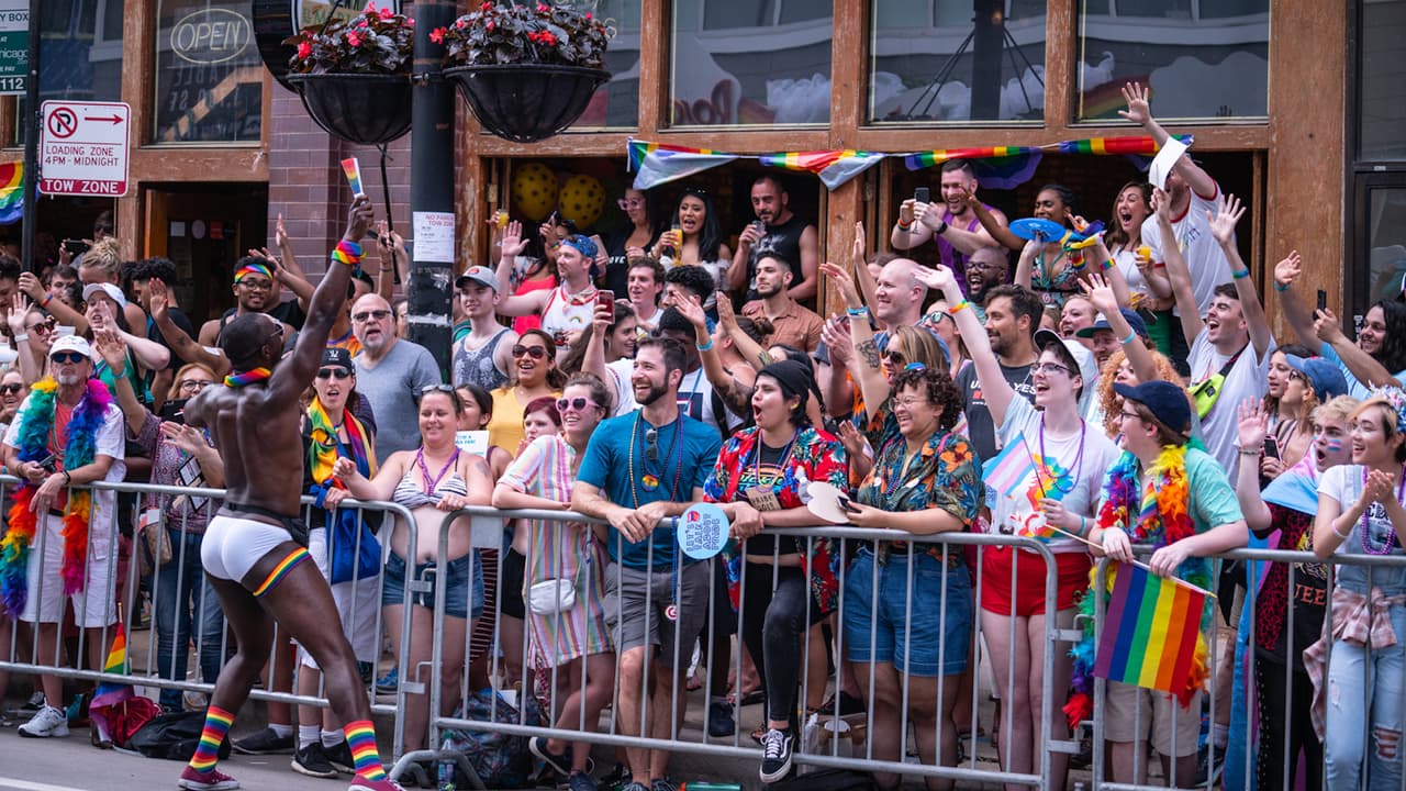 En Chicago, multitudes fueron a marchar para celebrar.