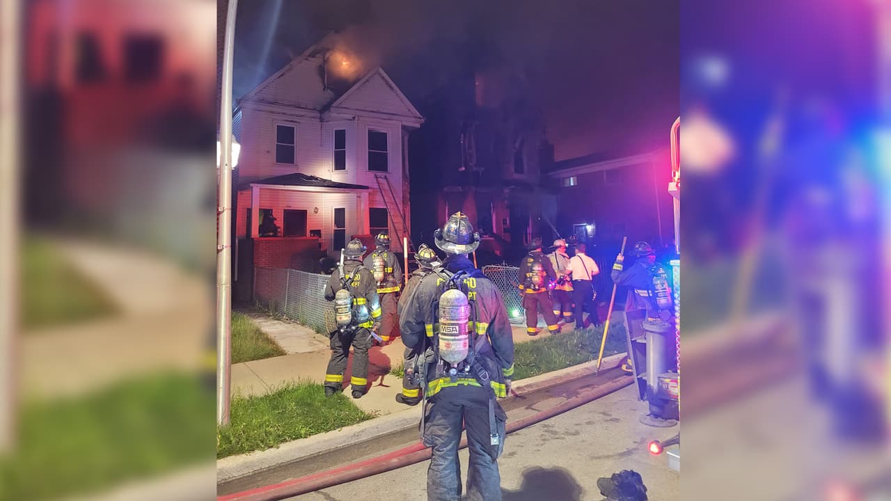 Incendio consume dos viviendas en Burnside