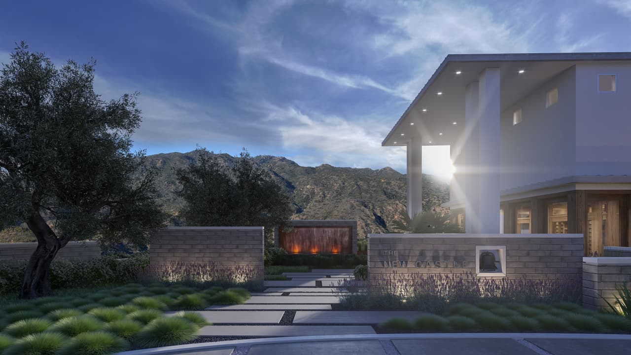 La vivienda se ubica en el 23800 de Malibu Crest, en las montañas de Malibu.